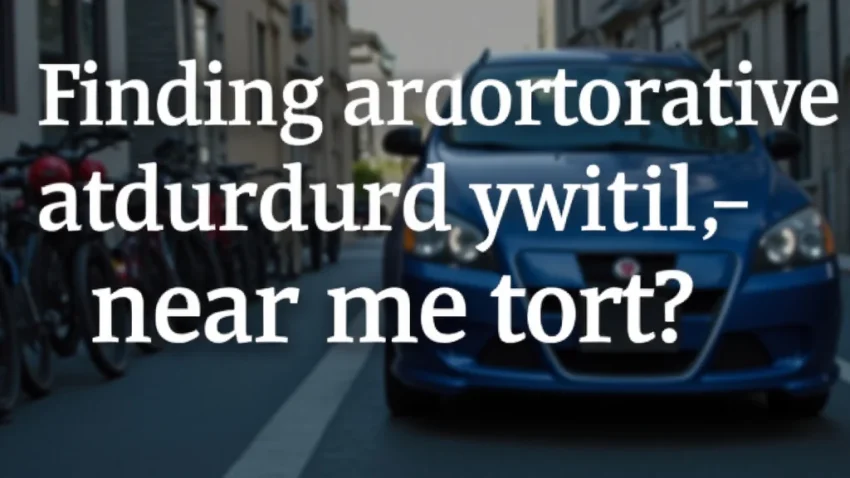 This image shows a car being worked on by a mechanic, representing finding automotive repair near you today.